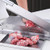 FJIESGKQ 16 Inch Bone Cutter Meat Cutting Machine Stainless Steel Slicer Household Commercial Ribs Steak Lamb Chops Guillotine