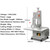 Electric Bone Saw Machine, 750W Bandsaw for Meat Cutting, Adjustable Cutting Height 0-210mm, Stainless Steel Worktable for Rib, Pork, and Beef