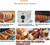 Electric Chimney Cake Maker, 1500w Stainless Steel Chimney Bread Baking Machine With Adjustable Temperature Control, 2 Roller Molds And Wooden Handles For Rolled Pastries