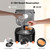 2 lb Bread Maker with 19 Programs, Ceramic Pan and 3 Crust Settings, Black