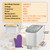 3 lb Bread Maker, 15 Programs, Nonstick Ceramic Pan, Digital Timer, White