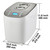 3 lb Bread Maker, 15 Programs, Nonstick Ceramic Pan, Digital Timer, White