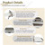 Electric Dough Sheeter, Folding Rolling Machine for Croissant Pizza Bread