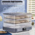40L Electric Dough Proofer Machine - Adjustable Temperature, Timer & Humidity Control for Perfect Bread Fermentation - Ideal for Home Baking & Artisan Bread Making
