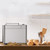 Stainless Steel Automatic Bread Maker 600W Programmable Fully Multifunctional Kneading, Fermenting and Dough Mixer