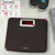 Taylor Digital Bathroom Scale, 440 lb Cap, Red LED, Anti-Slip, Black