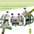 BEILOCKERY Manual Sugar Cane Press Juicer with 3 Rollers & 2 Knives, Stainless Steel Commercial Sugarcane Juicer Machine, High Yield Hand Crank Squeezer with Removable Filter