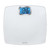 Taylor Digital Scales for Body Weight, Extra high 440 LB Capacity, Unique Blue LCD, Bright White Finish Extra LargePlatform, 12.2 x 13.5 Inches, White