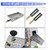 INTBUYING Manual Sugarcane Juicer Manual Sugarcane Press Machine 3 Rollers Sugar Cane Juice Extractor with Stainless Steel Filter, 2 Paring Knives & 330LBS/H Output for Commercial Home Street Stalls