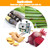 TECHTONGDA Manual Sugar Cane Juice Machine, Stainless Steel Sugarcane Press Juicer, Commercial Ginger Press Extractor with Handwheel & 2 Peeling Knives for Homes Shops