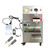 BREVELTION 24V/110V Electric Sugar Cane Juice Press Machine, 660LB/H Sugarcane Juice Squeezer Extractor, 3 Stainless Steel Rollers, 4 Casters, for Home/Commercial