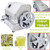 HQHAOTWU Sugar Cane Juicer Sugar Cane Juice Extractor Manual Ginger Press Juicer High Output Stainless Steel Three-roller Sugarcane Mill Juicer Sugarcane Juice Press Machine with Peeling Knives