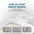 Homedics Digital Bathroom Scale, Motion-Sensing Ambient Center Illumination