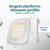 Homedics Digital Bathroom Scale, Motion-Sensing Ambient Center Illumination