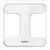RENPHO Digital Scale, Bathroom Scale for Body Weight, Highly Accurate Weighing Machine with Transparent Tempered Glass, Clear LED Display, Upgraded Batteries Included, 400 lb, White