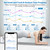 ABLEGRID Smart Bathroom Scale for Body Weight and Fat, APP-Free Mode