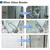 Frameless Double Sliding Frosted Shower Door 67"-72"Wx72"H,1/4"Brushed Gold