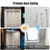 56–60" W × 78" H Frameless Sliding Glass Shower Door, 3/8" (10mm) Thick Tempered Glass, Stainless Steel Hardware, Double Sliding Shower Doors for Walk in Shower, Brushed Nickel