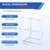 56-60" W x 76" H Single Sliding Shower Door, 5/16" (8mm) Thick, Gold