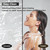 Findepot Frameless Double Sliding Shower Door, 56-60" W x 75" H, 8mm Glass