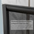 DELAVIN 60" W x 75" H Semi-Frameless Shower Glass Door, Black Shower Door