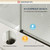 Keonjinn Single Sliding Shower Door, 55-60" W x 76" H Frameless Shower Door
