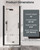 Frameless Pivot Shower Door, 32"-34" W x 72" H, Matte Black