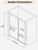 Sliding Glass Shower Door, 56-60" W x 72" H, Matte Black Aluminum Frame