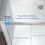 ENSO SENKA Sliding Bathtub Shower Door 56-60" W x 58" H, Brushed Nickel