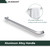 ELEGANT 58 1/2 in.- 60 in.W x 62 in. H Bypass Sliding Tub Shower Doors with 1/4 in. Clear Glass, Tub Glass Shower Door, Brushed Nickel Finish