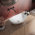 MIJIC Bathroom Vessel Sink, 22"X16" Boat Shape Bathroom Sinks Above Counter, White Porcelain Ceramic Modern Vanity Sink Art Basin