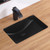 DEHOMEN 18 inches Black Undermount Bathroom Sink Rectangular with Overflow