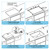 Kichae Undermount Bathroom Sink Rectangle 21 x15 Black Ceramic Vanity Sinks