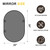 LAWADA Black Oval Bathroom Mirror for Over Sink, 2 Pack 24"x36" Wall Mirror