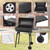 Kendane Barrel Charcoal Grill, Large Charcoal Grills with Two Shelves