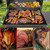 Kendane Barrel Charcoal Grill, Large Charcoal Grills with Two Shelves