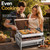 Rotating Charcoal Grill, Portable Stainless Steel BBQ Gril