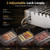 Rotating Charcoal Grill, Portable Stainless Steel BBQ Gril