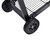 DFSQWRTYG Charcoal Barbecue Grill, Steel Outdoor Cooking BBQ Smoker, Black