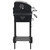 HDFQWTYG Charcoal BBQ Grill, Smoker Barbecue, Powder-Coated Steel