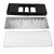 Alomejor Portable Charcoal Grill, Foldable Design