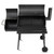 Outdoor Charcoal Barbecue Offset Smoker Grill with Wheels, Heavy-Duty Barrel BBQ Grill Combo with Temperature Gauge, Smoke Stack & Front Prep Shelf for Yard, Camping & Patio, Black