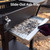 Charcoal Grill with 2 Side Tables,Camping BBQ Grill with Lid & Chimney