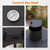 Charcoal Grill with 2 Side Tables,Camping BBQ Grill with Lid & Chimney