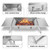 Stainless Steel Charcoal Grill Foldable Portable Tabletop BBQ Grill
