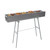 Foldable Charcoal BBQ Grill, Zinc-Iron Alloy 39-in Portable Barbecue Grill