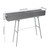 Foldable Charcoal BBQ Grill, Zinc-Iron Alloy 39-in Portable Barbecue Grill