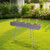 Foldable Charcoal BBQ Grill, Zinc-Iron Alloy 39-in Portable Barbecue Grill