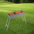 Foldable Charcoal BBQ Grill, Zinc-Iron Alloy 24-in Portable Barbecue Grill