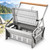 Portable Charcoal Grill, 360° Rotating Flip